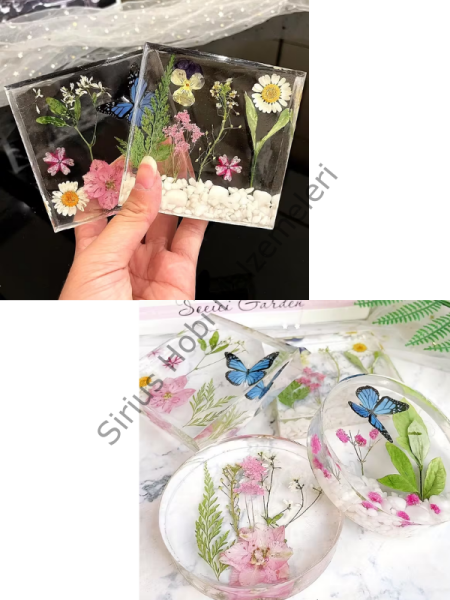 Epoksi Derin Bardak Altlığı Tasarım Kalıbı – Oval Kare