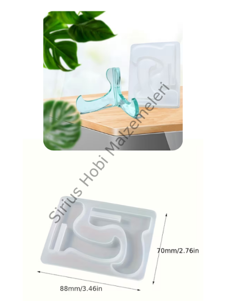 Epoksi Bardak Altlığı Tutucu  Silikon Kalıbı