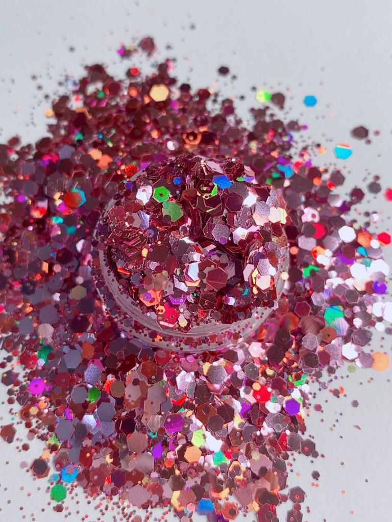 Epoksi Chunky Glitters Rosemix 4 gr