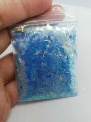 Epoksi Chunky Glitters Blue Flakes 5 gr