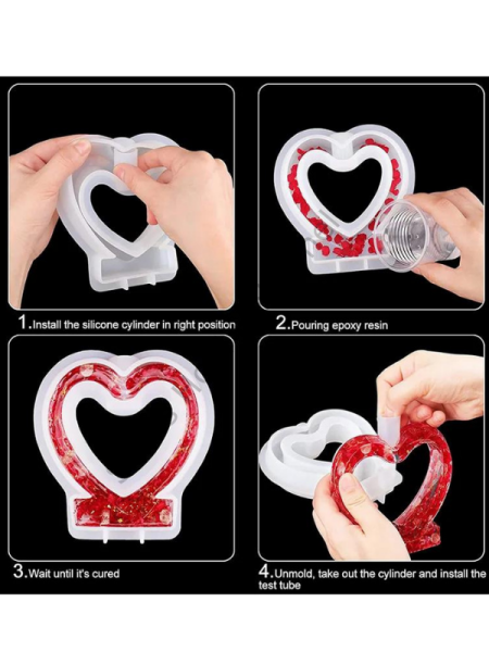 Epoksi Bitki Vazo Tasarım Silikon Kalıpları