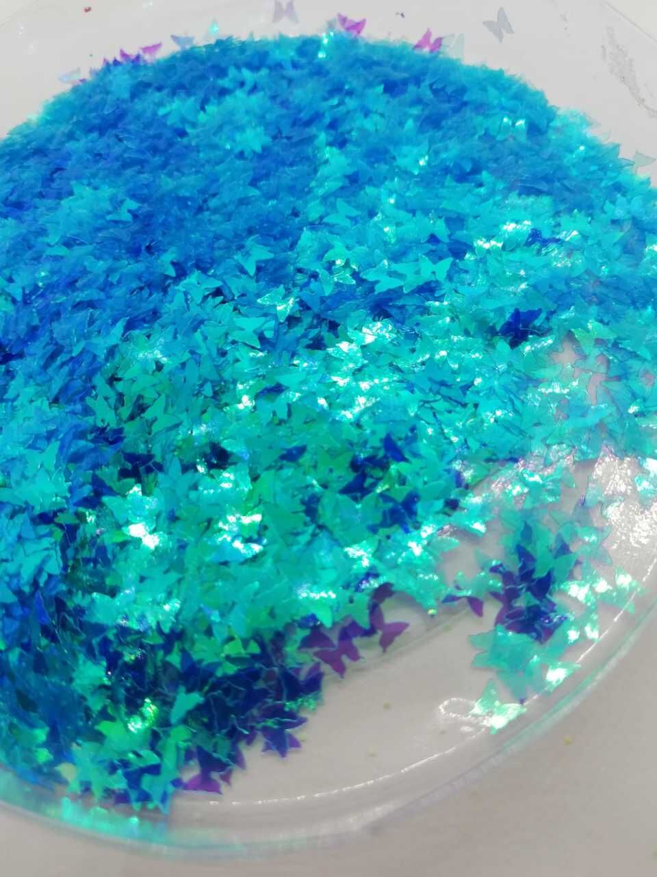 Epoksi Glitters Blue Green Butterfly 5 gr