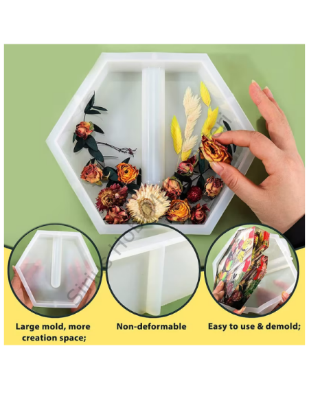 Epoksi Bitki Vazo Tasarım Kalıbı 3