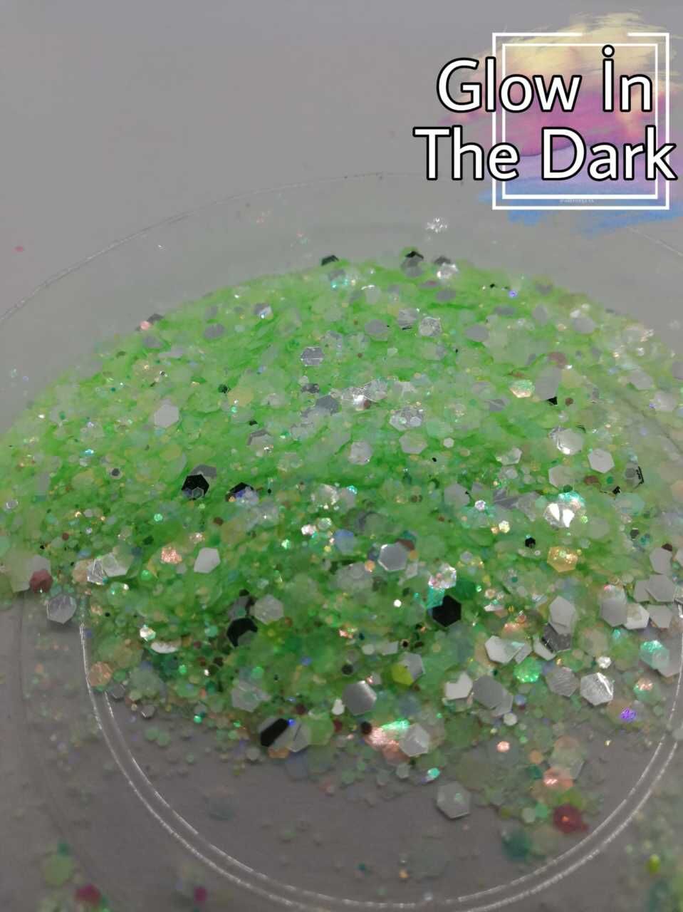 Epoksi Chunky Glitters Baby Green 5 gr
