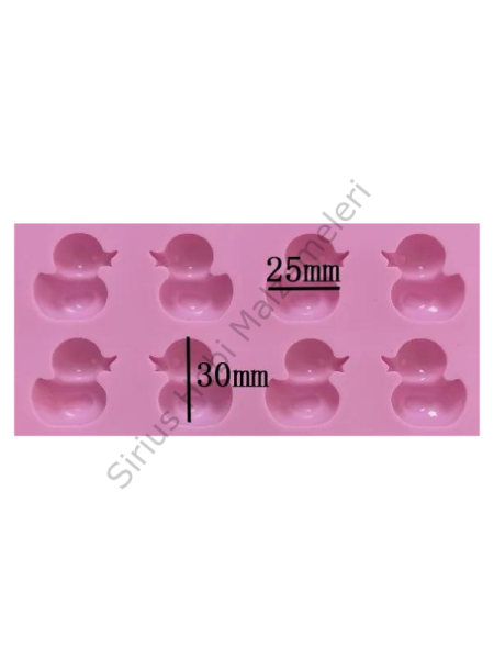 Epoksi Mum 3 cm Ördek Kalıbı