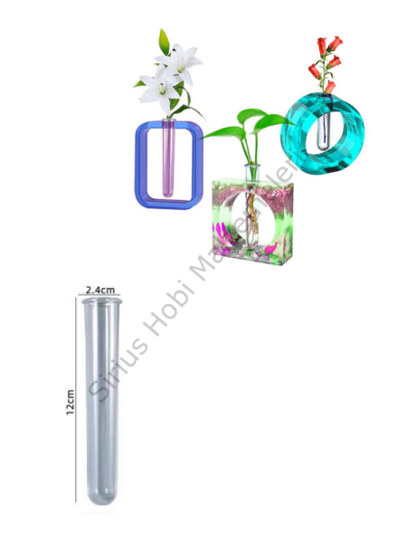 Epoksi Bitki Saksı Vazoları İçin Tüp 1 Adet