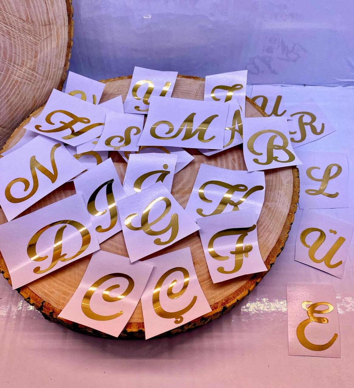 Epoksi Gold Stickers 4-5 cm 1 adet