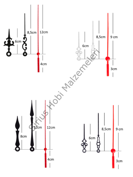 Saat Mekanizması Seti