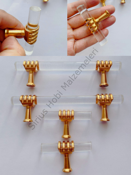 Epoksi Cam Tepsi Sunumluk Kulpu 2 adet