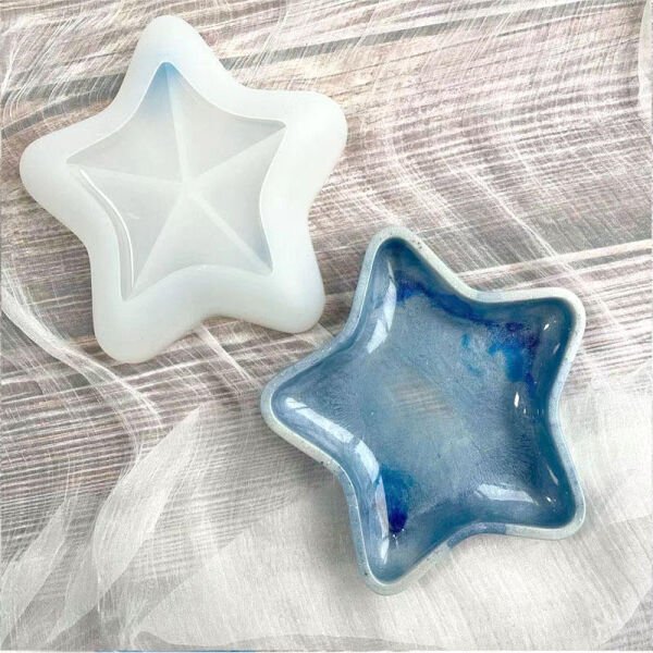Epoksi 15 cm Deniz Yıldızı Kase Kalıbı