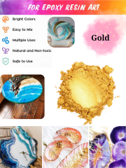 Epoksi Reçine Boyası Mica Powder İnci Sedefli Pigment İnci Tozu  5 gr Gold