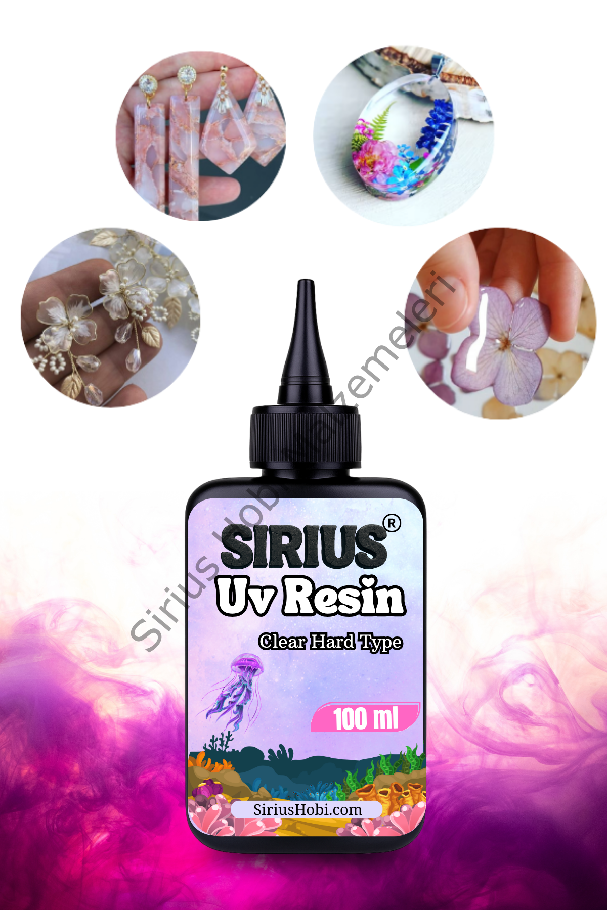 Sirius Uv Reçine Sert Tip - Hızlı Kürlenen 100ml
