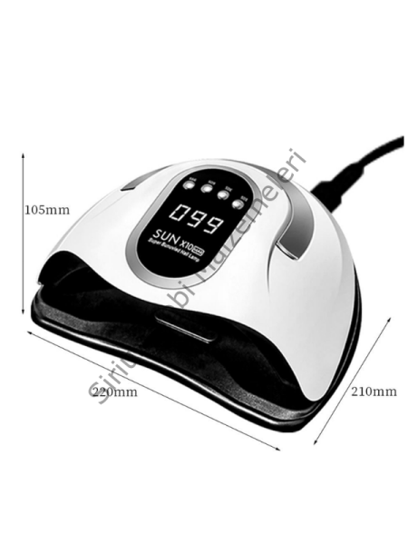 UV Reçine Kurutucu SUN X10 Max UV Lamba – 45 çift LED / 66 ışık gücü, 168W