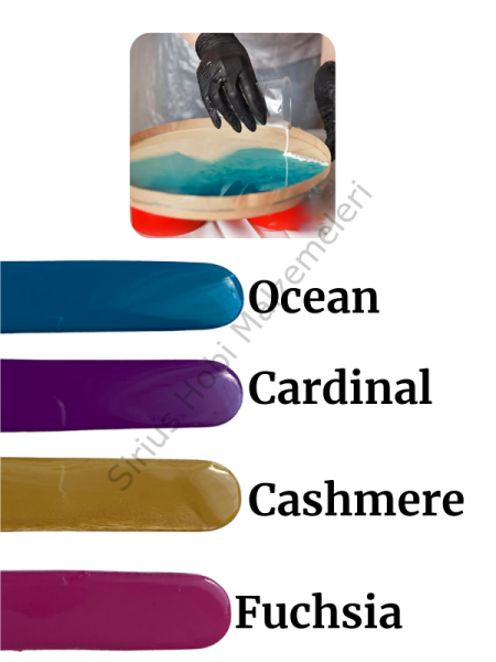 Sirius Epoksi Reçine Luxe Opak Paste Pigment Boya Serisi 15 ml