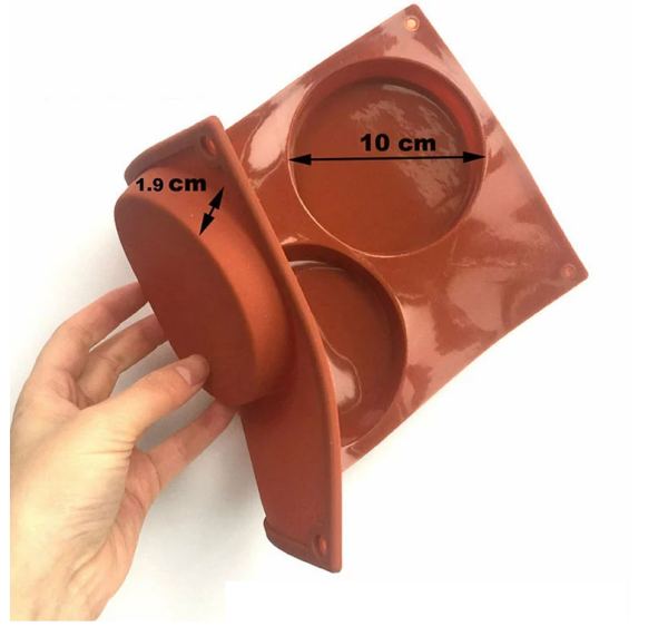 Epoksi 3 lü 10cm Bardak Altlığı Kalıbı