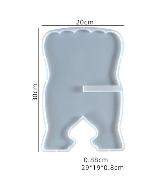 Epoksi 30 cm Rahle Kalıbı 1 adet