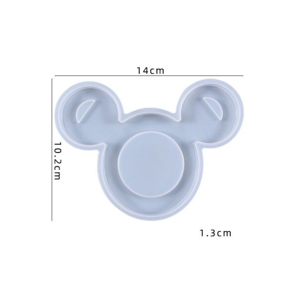 Epoksi Mickey Bardak Altığı Kalıbı