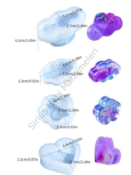 Epoksi Reçine Alçı Not Tutucu Kalıpları