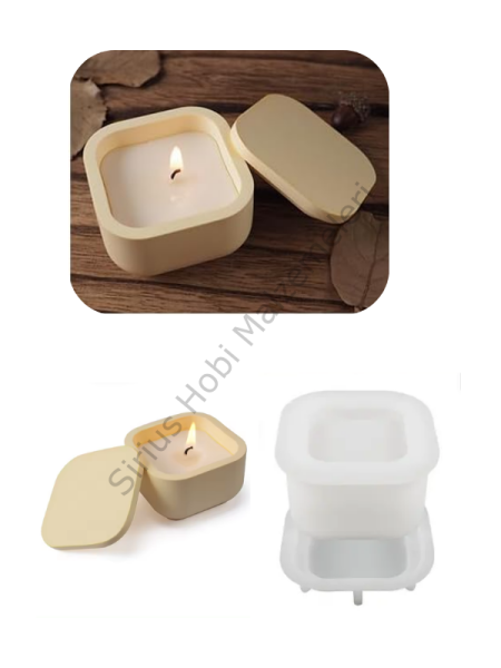 Epoksi Reçine Alçı Mum Kapaklı Kutu Kalıpları
