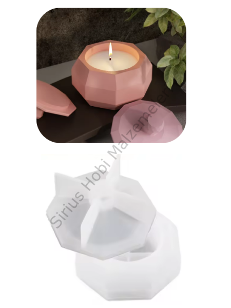 Epoksi Alçı Mum Kutusu Kalıpları