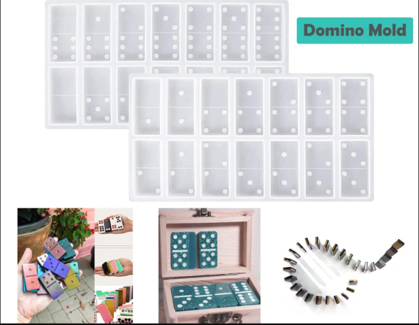 Epoksi Domino Taşları Kalıbı 2 parça