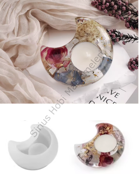 Epoksi Mum Alçı Modern Mumluk Kalıpları