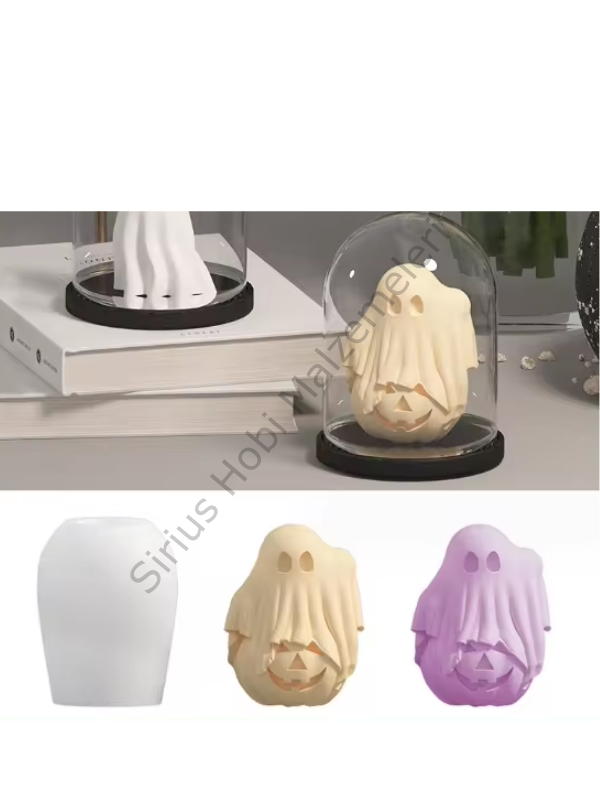 Epoksi Mum Alçı Sevimli Hayalet Kalıpları 1