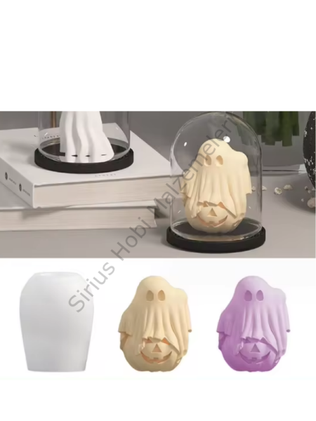 Epoksi Mum Alçı Sevimli Hayalet Kalıpları 1