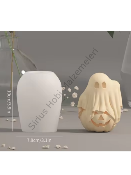 Epoksi Mum Alçı Sevimli Hayalet Kalıpları 1