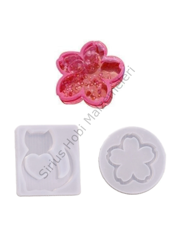 Epoksi Kedi Lotus Shakers Çalkalayıcı Kalıpları