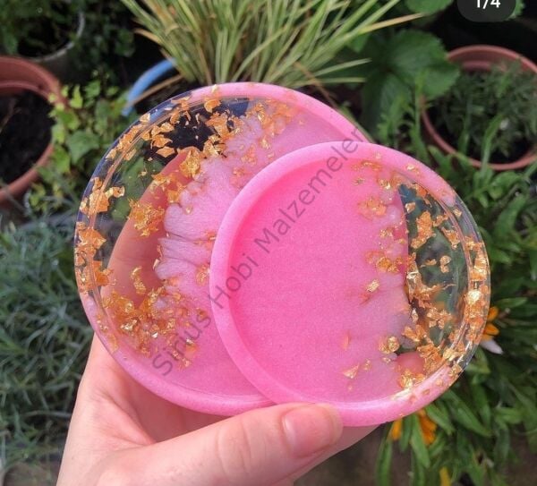 Epoksi Bardak Altlıgı Kalıbı 8 cm
