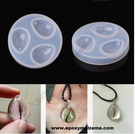 Epoksi Damla  Kolye Kalıbı