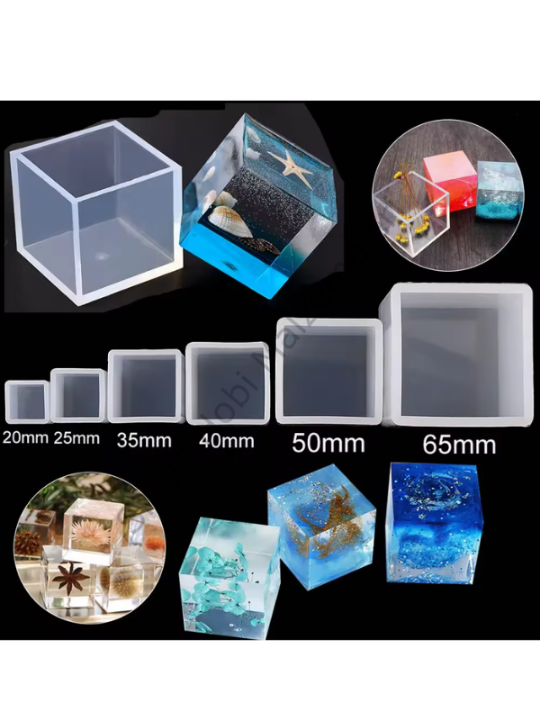 Epoksi Reçine  Küp Silikon Kalıpları