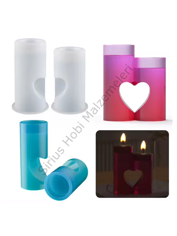 Epoksi Reçine  2 li Mumluk Kalıbı