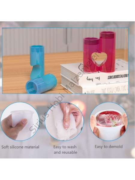 Epoksi Reçine  2 li Mumluk Kalıbı