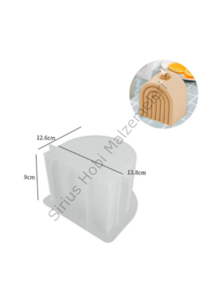 Epoksi Mum Gökkuşağı Kalıpları