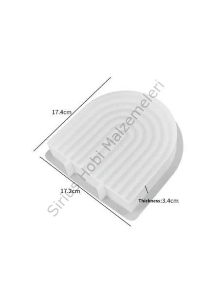 Epoksi Mum Gökkuşağı Kalıpları