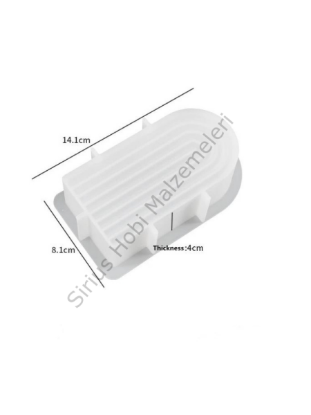 Epoksi Mum Gökkuşağı Kalıpları