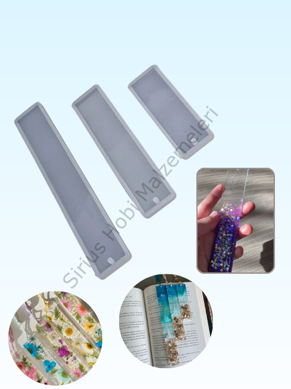 Epoksi Reçine Kitap Ayracı Kalıpları 1 Adet