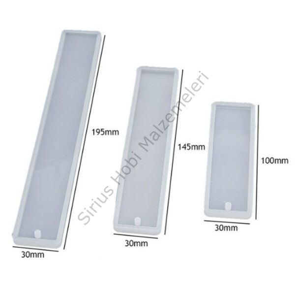 Epoksi Reçine Kitap Ayracı Kalıpları 1 Adet