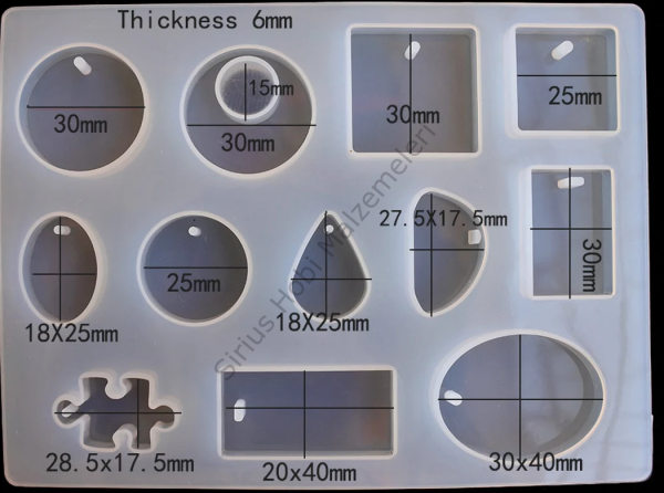 Epoksi  Kolye Kalıbı