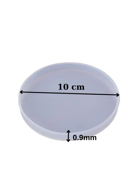 Epoksi Reçine 10 cm Bardak Altlığı Silikon Kalıbı