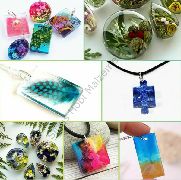 Epoksi Kolye Anahtarlık Kalıbı