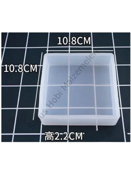 Epoksi Çok Amaçlı Tasarım Kalıbı 10.8x10x8x2.2cm