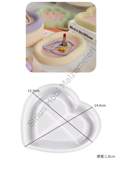 Epoksi Beton Alçı Trend Bardak Altlığı Sunumluk Kalıpları