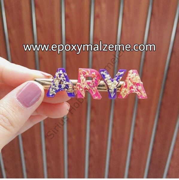 Epoksi Reçine Küçük  Harf Silikon Kalıbı