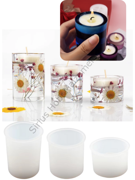 Epoksi Alçı Tasarım Trend Mumluk Kalıpları