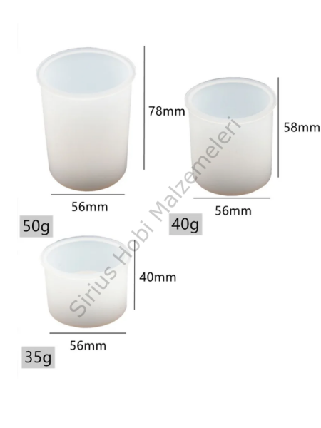 Epoksi Alçı Tasarım Trend Mumluk Kalıpları