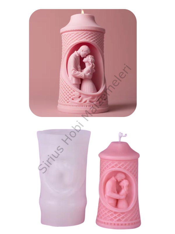 Aromaterapi Sevgililer Günü Mum Kalıbı