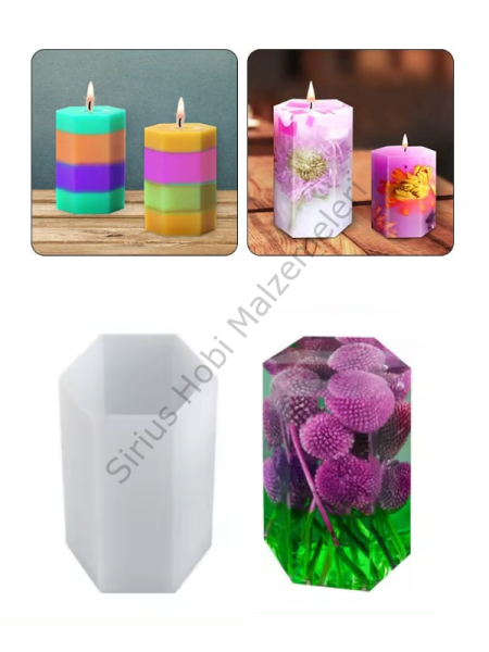 Epoksi Mum Altıgen Kalıbı